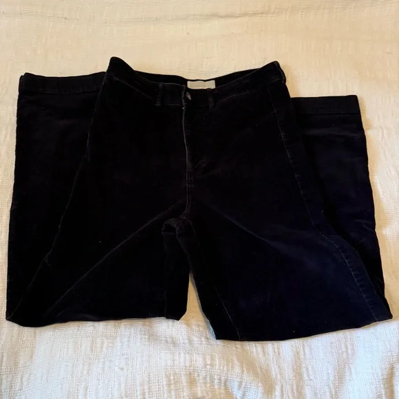 Everlane Corduroy Straight-Leg Pants – Black (Size 8) - Picture 4 of 12